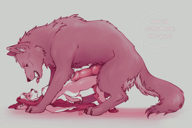 after_kiss anatomically_correct anatomically_correct_genitalia animal_genitalia animal_penis anthro anthro_on_feral bestiality big_breasts big_penis blush bodily_fluids breasts butt canine_genitalia canine_penis claws clothed clothing cum dripping duo erection female female_anthro female_on_feral feral feral_on_top fur genital_fluids genitals glistening glistening_body hair knot knotted_penis larger_feral larger_male leaking_cum leaking_precum leaking_vagina looking_at_another male male/female male_feral nipples nude open_mouth partially_clothed paws penis precum precum_drip red_hood red_hooded_cape saliva saliva_on_tongue saliva_string scut_tail sex short_tail side_view simple_background size_difference smaller_anthro smaller_female tail text tongue tongue_out vein wolf_tail pingpuxy fairy_tales little_red_riding_hood_(copyright) big_bad_wolf little_red_riding_hood canid canine canis deer mammal wolf 3:2 digital_drawing_(artwork) digital_media_(artwork) hi_res