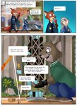 anthro construction construction_site duo female food macro macro_anthro macro_male male popsicle repair solo text fairytalesartist disney zootopia judy_hopps nick_wilde canid canine european_rabbit fox lagomorph leporid mammal oryctolagus rabbit red_fox rodent sciurid tree_squirrel true_fox 2024 comic english_text hi_res