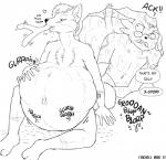 abdominal_bulge ack anthro blorp blup bodily_fluids bodily_noises bold_text derived_sound_effect dialogue different_sound_effects drooling duo extended_sound_effect glorsh heart_symbol linked_speech_bubble male male/male male_pred male_prey navel navel_fetish nom_(sound_effect) nude onomatopoeia oral_vore partially_inside rumbling_stomach saliva simple_background sound_effect_variant sound_effects speech_bubble squelching stuttering swallowing talking_to_another talking_to_pred text text_emphasis vore vowelless vowelless_vocalization fidchellvore nintendo pokemon basti fan_character noel_(noelram) canid canine eeveelution espeon fox generation_2_pokemon mammal pokemon_(species) 2017 black_and_white dated digital_media_(artwork) english_text monochrome sketch male_(lore)