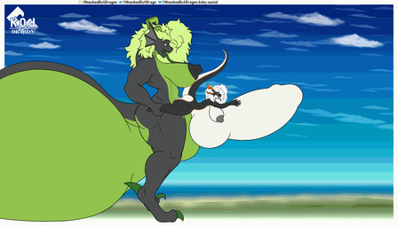 abs ahegao ambiguous_penetration animal_genitalia anthro ball_clench balls beach belly big_balls big_belly big_breasts big_butt big_knot big_muscles big_nipples big_penis big_sheath big_tail black_body black_nipples blue_sky bodily_fluids bouncing_breasts breast_sway breasts breath butt claws clenching_balls colored_nails cum cum_ballooning cum_inflated_belly cum_inflation cum_inside curling_tail curvy_figure digitigrade dominant dominant_intersex duo ear_frill extreme_size_difference eyes_closed fade_to_white fangs female female_penetrated forked_tongue frill_(anatomy) gasp genital_fluids genitals green_body green_breasts green_claws green_eyes green_hair green_horn green_scales green_tongue gynomorph gynomorph/female gynomorph_penetrating gynomorph_penetrating_female hair hand_on_belly horn huge_balls huge_belly huge_breasts huge_butt huge_knot huge_muscles huge_nipples huge_penis huge_sheath huge_tail humping hyper hyper_balls hyper_belly hyper_genitalia hyper_inflation hyper_knot hyper_penis hyper_sheath inflated_belly inflation intersex intersex/female intersex_penetrating intersex_penetrating_female knot knot_fucking knotted_penis knotting larger_intersex leg_grab logo long_hair long_tail long_tongue looking_pleasured macro macro_female macro_intersex manhandling markings muscular muscular_arms muscular_intersex muscular_thighs nails nipples open_mouth orange_claws orange_eyes orange_horn orange_markings orange_nails panting penetration penile penile_penetration penis pleased_expression ridiculous_fit scales sex sheath size_difference sky skyscape smaller_female smug smug_face submissive submissive_female tail tan_nipples teeth thick_penis thick_tail thick_thighs tongue vaginal vaginal_penetration white_belly white_body white_breasts white_hair white_scales knockedoutdragon european_mythology mythology kassandra_(knockedoutdragon) kaya_(knockedoutdragon) dragon hybrid mythological_creature mythological_scalie reptile scalie snake western_dragon 7:4 animated artist_logo hi_res loop watermark
