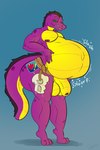 after_vore anthro award balls belt blush bone claws death digestion digestion_noises duo fatal fatal_vore feet foreskin genitals hands_on_hips intersex male male/male maleherm penis rope skull smug smug_expression smug_face smug_grin standing tail toe_claws trophy vore servo117 invader_(invaderthegator) octariax alligator alligatorid crocodilian reptile scalie 2:3 absurd_res hi_res