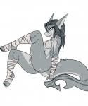 2014 anthro avante92 bandage breasts female fish grey_body grey_eyes grey_hair grin hair long_hair marine nude open_mouth pinup plain_background plantigrade pussy shark sharp_teeth sitting solo tattoo teeth white_background
Rating: Explicit
Score: 14
User: ippiki_ookami
Date: March 09, 2014