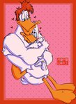 anthro blush duo hand_on_butt heart_eyes heart_symbol hug male male/male married_couple nude ring sex spread_legs spreading momonoki23 darkwing_duck disney ducktales ducktales_(2017) drake_mallard launchpad_mcquack anatid anseriform avian bird duck hi_res