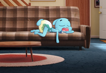 anthro blue_body blue_fur bodily_fluids carpet clothed clothed_anthro clothed_male clothing cute_fangs diaper door door_handle doorknob drooling eyes_closed fangs fur furniture genital_fluids lying male male_anthro on_sofa open_mouth pacifier rug saliva sleeping sofa solo stairs table teeth unclean_diaper urine used_diaper wearing_diaper wet_diaper wetting young young_anthro young_male someboondoggle cartoon_network the_amazing_world_of_gumball gumball_watterson domestic_cat felid feline felis mammal 2016 hi_res