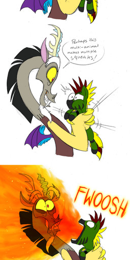 2014 angry cute discord_(mlp) english_text equine feral fire friendship_is_magic male mammal mickeymonster my_little_pony original_character pegasus smile squeeze text wings
Rating: Safe
Score: 6
User: Robinebra
Date: March 22, 2014