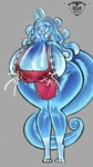 3_toes antennae_(anatomy) apron apron_only arm_markings bangs big_breasts big_tail black_nose blue_body blue_ears blue_hair blush blush_lines bodily_fluids breast_squish breasts bulging_breasts clothed clothing collarbone crotch_lines curled_tail curvy_figure digitigrade ear_piercing ear_ring ears_up facial_markings featureless_crotch feet female forehead_markings frilly frilly_apron frilly_clothing furgonomics furry-specific_piercing glistening glistening_antennae glistening_apron glistening_arms glistening_body glistening_breasts glistening_clothing glistening_ears glistening_eyelids glistening_eyes glistening_feet glistening_hair glistening_hands glistening_hip glistening_knees glistening_legs glistening_lips glistening_piercing glistening_shoulders glistening_tail glistening_thighs goo_hair gradient_breasts gradient_ears gradient_hair hair hand_on_breast hands_above_breasts head_markings heart_eyes heart_symbol huge_breasts huge_tail knock-kneed lactating lactating_through_clothing leg_markings licking licking_lips lips lipstick logo long_ears long_hair long_tail looking_at_viewer makeup markings narrowed_eyes neck_markings partially_clothed piercing pink_apron pink_clothing pink_lipstick pink_sclera pseudo_hair ring_piercing side_bangs simple_background slime small_nose small_waist socks_(marking) squish tail tentacle_hair tentacles thick_tail thick_thighs tight_clothing toes tongue tongue_out voluptuous voluptuous_female wavy_hair wet wet_clothing white_eyes white_inner_ear white_markings wide_hipped_anthro wide_hipped_female wide_hips wrist_markings idlepotoo miiu_(duragonart) alien gastropod hybrid lagomorph leporid mammal mollusk rabbit slug 2025 absurd_res artist_logo colored digital_media_(artwork) hi_res shaded signature soft_shading