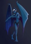 anthro clothed clothing cosmic_wings male night_sky_body pantsless shirtless shirtless_male smile solo underwear unmoving_pattern wings maryy2323 nightswing bat mammal spacebat 2022 absurd_res hi_res