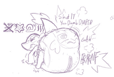 all_fours ambiguous_gender angry anthro big_diaper bodily_fluids clothed clothing dialogue diaper diaper_puff diaper_transformation duo ellipsis eyes_closed featureless_feet featureless_hands feces feet gameplay_mechanics huge_diaper kerchief neckerchief neckwear open_mouth pooping simple_background soiled_diaper soiling soiling_diaper sound_effects spiral spiral_eyes status_effect sweat tail teeth text trap_(contrivance) unclean_diaper used_diaper using_diaper vowelless vowelless_sound_effect wearing_another_person wearing_diaper wetness_indicator white_background melo_cucumis nintendo pokemon pokemon_mystery_dungeon spike_chunsoft animate_inanimate diaper_creature generation_4_pokemon generation_5_pokemon lucario pokemon_(species) snivy 2026 english_text greyscale hi_res monochrome sketch
