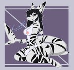 2_ears anthro areola big_tail biped black_hair black_stripes breasts female hair kneeling looking_back markings multicolored_body narrowed_eyes nervous nipples pink_areola pink_nipples shark_tail side_view simple_background solo striped_body striped_markings striped_tail stripes tail tail_markings thick_tail thick_thighs two_tone_body two_tone_tail white_body wide_hipped_female wide_hips cynically_wolf roblox animal_humanoid carpet_shark fish fish_humanoid humanoid marine marine_humanoid shark shark_humanoid zebra_shark hi_res