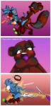 becky_the_hedgehog black_nipples breasts chimangetsu comic_strip cum cum_launch facial_markings female herm intersex mammal markings nipples penis purity purple_penis purple_tongue pussy red_panda saluri wet yellow_eyes
Rating: Explicit
Score: 2
User: chi_mangetsu
Date: September 20, 2011