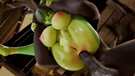 2_horns 5_fingers abdominal_bulge anal anal_orgasm anal_penetration anthro anthro_on_anthro anthro_penetrated anthro_penetrating anthro_penetrating_anthro antlers anus areola audible_ejaculation balls big_balls big_breasts big_penis black_nose blinking bodily_fluids both_hands_on_head bouncing_balls bouncing_breasts breasts butt cum cum_in_ass cum_inflation cum_inside dark_body duo ejaculation erection eyelashes faceless_anthro faceless_character faceless_male fade_out fade_to_black female female_anthro female_focus female_orgasm female_penetrated fingers full_nelson full_nelson_(legs_held) full_nelson_anal fur genital_fluids genitals green_body green_fur green_hair hair half-closed_eyes hand_on_arm hand_on_head hands-free hands_on_arms horn humanoid_genitalia humanoid_penis inflation leg_markings legs_up looking_pleasured male male/female male_anthro male_penetrating male_penetrating_female markings multicolored_body multicolored_fur narrowed_eyes navel nipples nude nude_anthro nude_female nude_male open_mouth orgasm orgasm_face penetration penile penile_penetration penis penis_in_ass pink_anus pink_areola pink_nipples pink_tongue pink_vulva pupils sex shaking simultaneous_orgasms socks_(marking) solo_focus spread_legs spreading standing standing_sex tail teeth tongue trembling two_tone_body two_tone_fur vaginal_fluids vaginal_squirting vaginal_squirting_while_penetrated vulva yellow_eyes babymoon sound_warning dividebyezero_(rigger) dogzeela_(modeler) valorlynz_(modeler) natsu_(natsu_o3o) deer mammal 16:9 2026 3d_(artwork) 3d_animation animated digital_media_(artwork) high_framerate short_playtime sound video widescreen