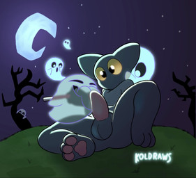 anthro bodily_fluids crossgender cum cumshot death duo ejaculation erection ftm_crossgender genital_fluids genitals group interspecies licking male male/male moan moon necrophilia night nude oral penile penis penis_lick plant saliva sex sound_effects star tapering_penis throbbing throbbing_penis tongue tree trio koldraws google google_doodle magic_cat_academy momo_(google) felid feline ghost mammal spirit 2d_animation animated frame_by_frame hi_res loop short_playtime sound voice_acted webm