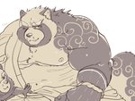 anthro belly clothing duo humanoid_hands kemono male moobs nipples overweight overweight_male robe scar simple_background tattoo white_background cddi_h lifewonders tokyo_afterschool_summoners gyobu's_underlings gyobu_(tas) canid canine mammal raccoon_dog tanuki 2020 4:3