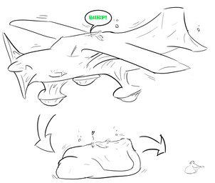 ambiguous_gender beak belly big_belly burping directional_arrow feral heart_symbol huge_belly hyper hyper_belly obese obese_feral object_vore overweight overweight_feral rapid_digestion sequential_arrow solo text tight_belly vore weight_gain kritko avian bird 2022 absurd_res comic hi_res sequence sketch