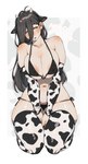 animal_print areola arm_warmers armwear big_breasts bikini black_hair breasts cleavage clothed clothing cow_print female hair horn hucow legwear navel solo swimwear thigh_highs two-piece_swimsuit muroku animal_humanoid bovid bovid_humanoid bovine bovine_humanoid cattle_humanoid humanoid mammal mammal_humanoid 2021 absurd_res hi_res