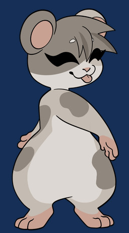 anthro blep circle_eyebrows dancing eyebrows eyelashes eyes_closed female fur markings round_ears simple_background solo spots spotted_body spotted_fur swaying tongue tongue_out transparent_background wide_hips itssunee sugar_(itssunee) cricetid hamster mammal rodent 2d_animation absurd_res alpha_channel animated frame_by_frame hi_res meme