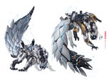 ambiguous_gender claws electricity feral front_view machine mecha quadruped simple_background solo tail white_background xezeno capcom monster_hunter fanged_wyvern robot tobi-kadachi 2022 4:3 detailed digital_drawing_(artwork) digital_media_(artwork) hi_res multiple_images