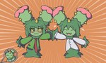 eyewear glasses open_mouth plant pose oagoner nintendo pokemon elemental_creature flora_fauna generation_5_pokemon maractus pokemon_(species)