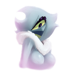 1_eye anthro big_breasts blue_eyes breasts featureless_breasts female looking_at_viewer neck_tuft simple_background solo three-quarter_view tuft white_background yellow_sclera bunibelol zafiro_(bunibelol) cyclops 3d_(artwork) absurd_res bust_portrait digital_media_(artwork) digital_painting_(artwork) half-length_portrait hi_res painting_(artwork) portrait shaded simple_shading