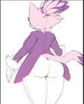 anthro big_breasts big_butt breasts butt female solo wide_hips arkanman sega sonic_the_hedgehog_(series) blaze_the_cat domestic_cat felid feline felis mammal 2022