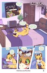 absurd_res bdsm bedroom collar comic electronics furufoo generation_3_pokemon green_eyes hi_res kobold latias legendary_pokemon lizard loss_of_speech lying nintendo petplay phone pokemon pokemon_(species) reptile roleplay scales scalie tail tf_app transformation yellow_body yellow_scales