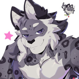 anthro arrow_(weapon) bow_(weapon) jewelry male muscular muscular_male necklace pecs ranged_weapon seductive solo weapon lumii i_think_i_like_you dev_(i_think_i_like_you) felid mammal pantherine snow_leopard 1:1 absurd_res hi_res