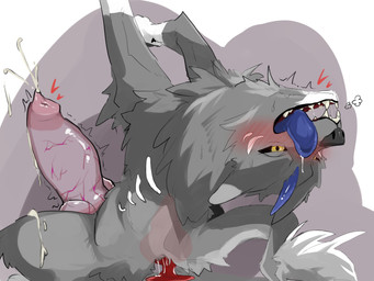 anal anal_penetration animal_genitalia animal_penis big_penis blush bodily_fluids canine_genitalia canine_penis cum cum_on_self dildo dildo_in_ass dildo_insertion ejaculation feral genital_fluids genitals heart_symbol huge_penis knot knotted_penis looking_pleasured male object_in_ass penetration penis sex_toy sex_toy_in_ass sex_toy_insertion solo tongue tongue_out mariou728 fabulous_beasts mythology diting_(fabulous_beasts) canid canid_demon canine demon hellhound mammal mythological_canine mythological_creature 4:3 absurd_res hi_res