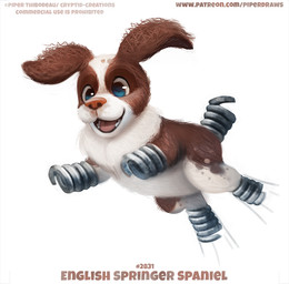ambiguous_gender blue_eyes brown_body brown_fur fangs feral fur humor jumping open_mouth pun simple_background solo spring teeth text visual_pun white_background white_body white_fur piper_thibodeau bird_dog canid canine canis domestic_dog english_springer_spaniel hunting_dog mammal spaniel digital_media_(artwork) digital_painting_(artwork) english_text painting_(artwork) url