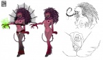 alien bone breasts cupless_top demon drooling eyeless female fur hooves jessica_anner long_claws magic_user nipple_chain nipple_piercing nipples piercing prehensile_clitoral_hood pussy red_skin revealing_clothing saliva sharp_teeth skull teeth tentacle_tongue
Rating: Explicit
Score: 10
User: Benezia
Date: July 14, 2013