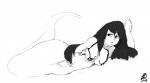 apode female legless nude serpentine solo split_form tattoo byondrage auriel draconcopode lamia reptile scalie snake hi_res monochrome sketch