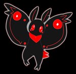 ambiguous_gender antennae_(anatomy) anthro claws eye_spots fur glowing glowing_eyes looking_at_viewer red_eyes solo wings torifloop mothman arthropod hybrid insect lepidopteran moth absurd_res alpha_channel digital_media_(artwork) hi_res