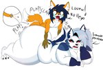 anal anal_penetration anthro big_breasts big_butt bodily_fluids bored breasts butt crying duo fat_rolls female flabby_arms genitals huge_breasts huge_butt male male/female overweight penetration penis sex small_penis tears gali_foxo helluva_boss mythology loona_(helluva_boss) canid canid_demon canine demon fox hellhound mammal mythological_canine mythological_creature absurd_res hi_res