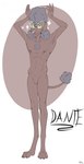 anthro chest_tuft claws eyewear eyewear_only featureless_crotch glasses glasses_only hair looking_at_viewer male navel nervous nervous_smile nipples nude raised_arms shaved skinny solo sparkles standing tail tail_tuft text toe_claws tuft wearing_glasses jimfoxx dante_(jimfoxx) canid canine canis domestic_dog mammal poodle 2024 absurd_res full-length_portrait hi_res portrait signature