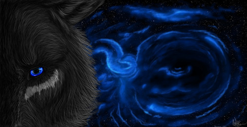 ambiguous_gender anthro blue_eyes fur grey_body grey_fur looking_at_viewer solo star storm a-i-shawkpelt canid canine canis mammal wolf source_request unavailable_at_source wallpaper