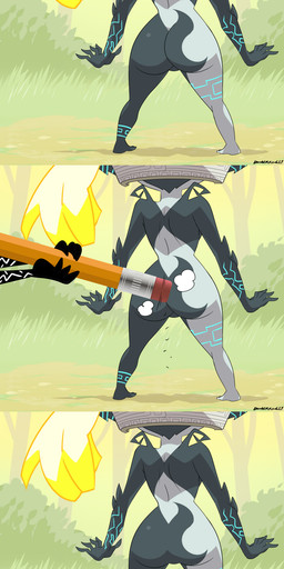 armor butt duo eraser female female_humanoid fused_shadow headgear headgear_only helmet helmet_only monobutt mostly_nude mostly_nude_female mostly_nude_humanoid nude references scene_parody scene_reference technically_nude dangerking11 nickelodeon nintendo spongebob_squarepants the_legend_of_zelda twilight_princess midna humanoid imp twili absurd_res hi_res mixed_media photography_(artwork)