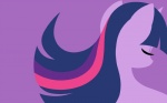 16:10 digital_media_(artwork) equid equine female feral friendship_is_magic fur hair hasbro hi_res horn mammal megasweet minimalism minimalist multicolored_hair my_little_pony mythological_creature mythological_equine mythology purple_body purple_fur purple_hair solo twilight_sparkle_(mlp) two_tone_hair unicorn wallpaper widescreen