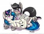 2014 black_hair blue_hair blush bow bow_tie cutie_mark duo equine female friendship_is_magic hair horn horse inuhoshi-to-darkpen lying mammal my_little_pony octavia_(mlp) on_back plain_background pony purple_eyes two_tone_hair unicorn vinyl_scratch_(mlp) white_background
Rating: Safe
Score: 10
User: 2DUK
Date: March 07, 2014