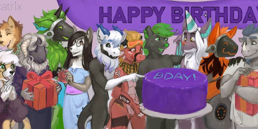 ambiguous_gender andromorph anthro birthday female group gynomorph intersex machine male vc calcatrix mythology aeon_(jack) blipbleps_(hyena) ely_(sheep) fasro_(corey) izzy_(rhino) nairn ollz_(tiger) raemien_(anmiere) seadragon02 sear_(dragoness) simon_(husky) sliq syfer_(skunk) toylegman whisper_sunset_dog bat bovid canid canine canis caprine domestic_dog dragon felid husky hyena mammal mephitid mythological_creature mythological_scalie nordic_sled_dog pantherine protogen rhinoceros scalie sheep skunk spitz tiger 2025 digital_media_(artwork) maleherm_(lore)
