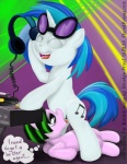 2013 blue_hair cub cunnilingus cutie_mark dj duo english_text equine eyes_closed eyewear female feral friendship_is_magic fur hair headphones horn horse lesbian my_little_pony oral oral_sex original_character pink_fur pony record sex smile smudge_proof sunglasses text turntables two_tone_hair unicorn vaginal vinyl_scratch_(mlp) white_fur young
Rating: Explicit
Score: 6
User: Smudge_Proof
Date: August 29, 2013