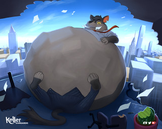 after_vore anthro belly big_belly blue_sky building group huge_belly hyper hyper_belly male object_vore overweight sky vore yellow_sclera kellerkangaroo canid canine canis mammal wolf 2022 5:4