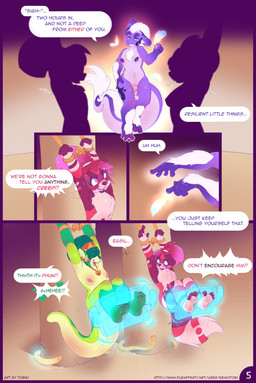 anthro barefoot bdsm blue_eyes bondage bound chest_fur dialogue feathers feet female fur group hair hair_over_eyes jewelry magic male markings multicolored_body necklace nipples nude nudist restraints rope rope_bondage text tickle_tourture tribal tribal_markings trio kemotobi mythology basil_(kemotobi) risha_(kemotobi) tobiki_(kemotobi) domestic_ferret dragon furred_dragon furred_scalie mammal mustelid musteline mythological_creature mythological_scalie otter scalie true_musteline weasel 2018 comic english_text hi_res