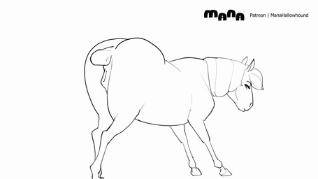 animal_genitalia animal_vulva anus belly belly_expansion big_belly big_butt bouncing_belly bouncing_butt bound butt butt_expansion equine_anus equine_genitalia equine_vulva expansion female feral genitals huge_belly huge_butt low_framerate mane open_mouth puffy_anus solo surprised tail tail_anus tail_tied vulva manahallowhound equid equine horse mammal 16:9 animated animated_gif hi_res short_playtime widescreen