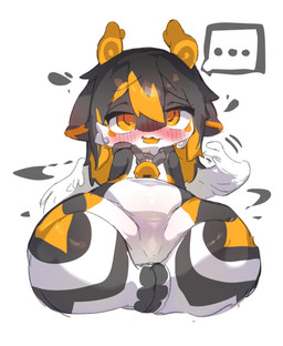 anthro black_body black_fur blush dragon_horn ellipsis female fur horn huge_thighs looking_at_viewer looking_pleasured multicolored_body multicolored_fur open_mouth simple_background solo spread_legs spreading thick_thighs tongue white_background white_body white_fur yellow_body yellow_eyes yellow_fur yellow_horn yellow_tongue taka_1088 mythology rhamuu dragon furred_dragon furred_scalie mythological_creature mythological_scalie scalie 2026 absurd_res hi_res