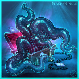 bound chain chained comic_panel consentacles container cosmic_background curse cursed_object dripping expansion fog foggy_background glistening glowing growing light light_beam magic open_container opened protection_talisman radiating released restrained restraints sealed simple_background slime spilling_out star starry_background steaming sunbeam sunlight talisman tentacles text wet peachy-jingle tentacle_creature 1:1 animated hi_res japanese_text no_sound short_playtime video