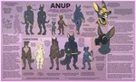 2022 alien anthro anubian_jackal anup biped black_body black_fur bodypaint breasts brown_body brown_fur canid canine canis digital_media_(artwork) ear_piercing ear_ring english_text fangs featureless_breasts featureless_crotch female fur gas_mask grey_body grey_fur group hayven_celestia hi_res jackal male mammal mask muscular muscular_female muscular_male piercing rick_griffin ring_piercing silhouette size_difference tan_body tan_fur teeth text wearing_mask white_body white_fur yellow_body yellow_eyes yellow_fur young young_anthro young_male