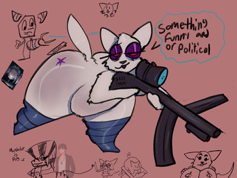 anthro bedroom_eyes breasts clothed clothing female group gun holding_gun holding_object holding_ranged_weapon holding_weapon leggings leggings_only legwear legwear_only looking_at_viewer male mascot narrowed_eyes nipples obese overweight piercing ranged_weapon seductive smoking weapon white_body rockpankake anonymous_||_agony boy_kisser_(meme) capcom e621 hasbro jojo's_bizarre_adventure monster_hunter my_little_pony tech_deck tsukihime type-moon esix haze_stratos neco-arc canid canine equid equine human mammal zebra 4:3 hi_res meme