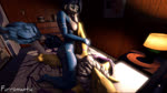 anthro anthro_on_anthro armwear bed blue_hair bouncing_breasts breasts bridal_gauntlets clothing duo female female/female fur furniture green_eyes hair inside leg_glider_position lying multicolored_body multicolored_fur neck_tuft nipples nude obscured_genitals obscured_sex obscured_tribadism obscured_vaginal on_back on_bed open_mouth raised_leg sex smile spread_legs spreading tribadism tuft two_tone_body two_tone_fur vaginal furromantic sound_warning warfaremachine_(modeler) bandai_namco digimon nintendo star_fox krystal_(star_fox) warfare_krystal warfare_renamon canid canine digimon_(species) fox mammal renamon 16:9 2018 3d_(artwork) 3d_animation animated crossover digital_media_(artwork) high_framerate loop short_playtime sound source_filmmaker_(artwork) webm widescreen