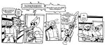 a.v.i.a.n. afuckingcamel-zenge-art_(artist) alien anthro artificial_intelligence avian avian_(starbound) bird black_and_white chucklefish comic digital_creature english_text fan_character female hi_res hylotl kenta_(afuckingcamel) male melee_weapon monochrome starbound sword text weapon