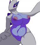 anthro anthrofied big_breasts breasts female fur genitals nipples non-mammal_breasts non-mammal_nipples nude pokemorph purple_body purple_fur purple_skin pussy red_eyes simple_background slightly_chubby solo white_background white_body white_fur white_skin raptorkou mythology nintendo pokemon avian dragon generation_2_pokemon legendary_pokemon lugia mythological_creature mythological_scalie pokemon_(species) scalie