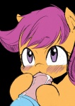 2014 alpha_channel animal_genitalia blue_fur blush colored cub cum duo equine female feral friendship_is_magic fur hair horse horsecock male mammal mokanyann my_little_pony oral oral_sex orange_fur penis plain_background pony purple_eyes purple_hair scootaloo_(mlp) sex straight transparent_background young
Rating: Explicit
Score: 16
User: lemongrab
Date: February 23, 2014